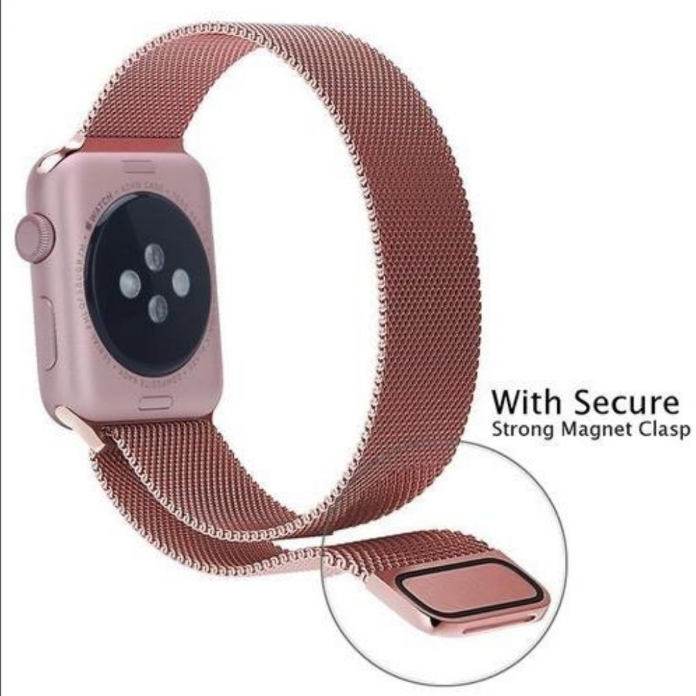 *NEW Milanese Stainless Steel Band For Apple Watch - Picture 3 of 7